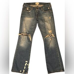 VINTAGE Abercrombie & Fitch Madison Low Rise Flare Jeans - Size 8 Y2K